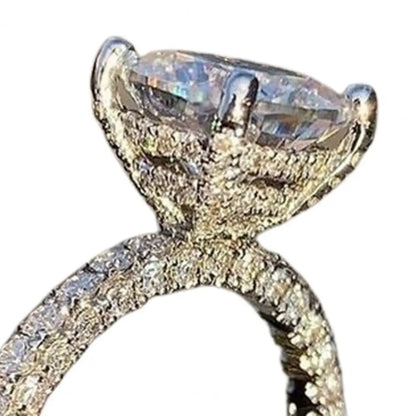 Women Ring Finger Ring for Wedding Ring for Women Large Square Cubic Zirconia Jewelry Fashion Crystal Rings Engagement Ring