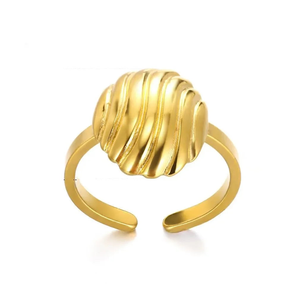 AAA Zircon Simple Geometric Ring Elegant Women's Daily Work Opening Adjustable Rings for Women Bridal Engagement Jewelry Gift